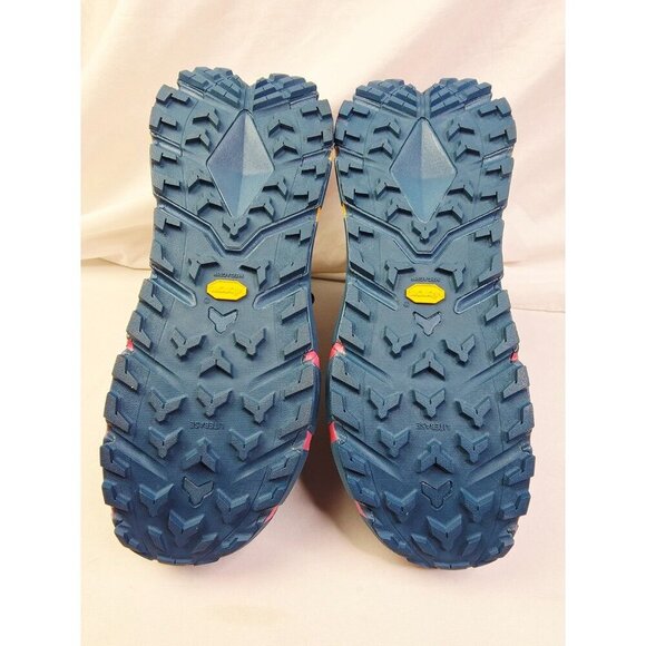 Hoka 14D Mens Tennine Hike GTX Blue Vibram Gortex Hi Lace Platform Sneakers NEW main image 8